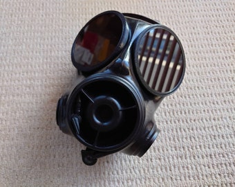 FM12 Gas Mask Filter Lens Multi Colour Black Red Blue Green Orange Blackout Cover Airsoft