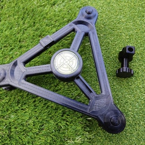 Adjustable Stand with Spirit Level and Alignment Stick Hole for Garmin R10 Golf Launch Monitor image 6