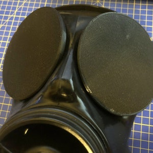 Maschera antigas S10 FM12 FMJ08 GP5 con oscuramento, benda protettiva in PLA stampata in 3D (maschera FMJ08 LEGGI LA DESCRIZIONE)
