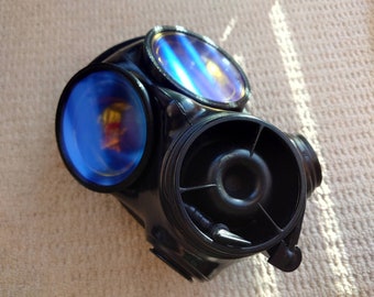 Lentille filtrante pour masque à gaz S10 FMJ08 multicolore noir rouge bleu vert orange cache occultant airsoft (masque FMJ08 VEUILLEZ LIRE LA DESCRIPTION)