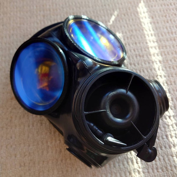 S10 Gas Mask Filter Lens Multi Colour Black Red Blue Green Orange Blackout Cover Airsoft