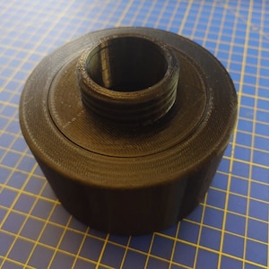 S10 Gas Mask Filter Box Replica 3D Printed Black PLA Sniff Box Style 2