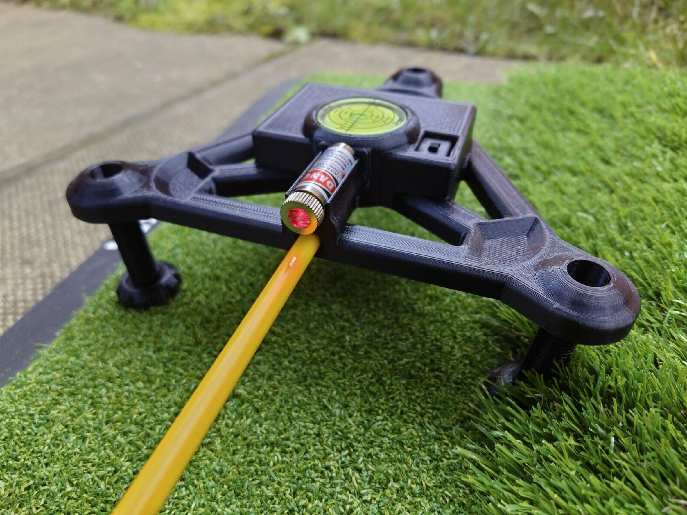 Garmin R10 Laser Stand With Level and Alignment Sticks Hole for Golf