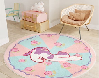 ALAZA Hipster Cat Kitten with Balloon Area Rug Rugs for Living Room Bedroom 5'3x4' ALAZA Hipster Cat Kitten with Balloon Area Rug Rugs for Living Room Bedroom 5'3x4'