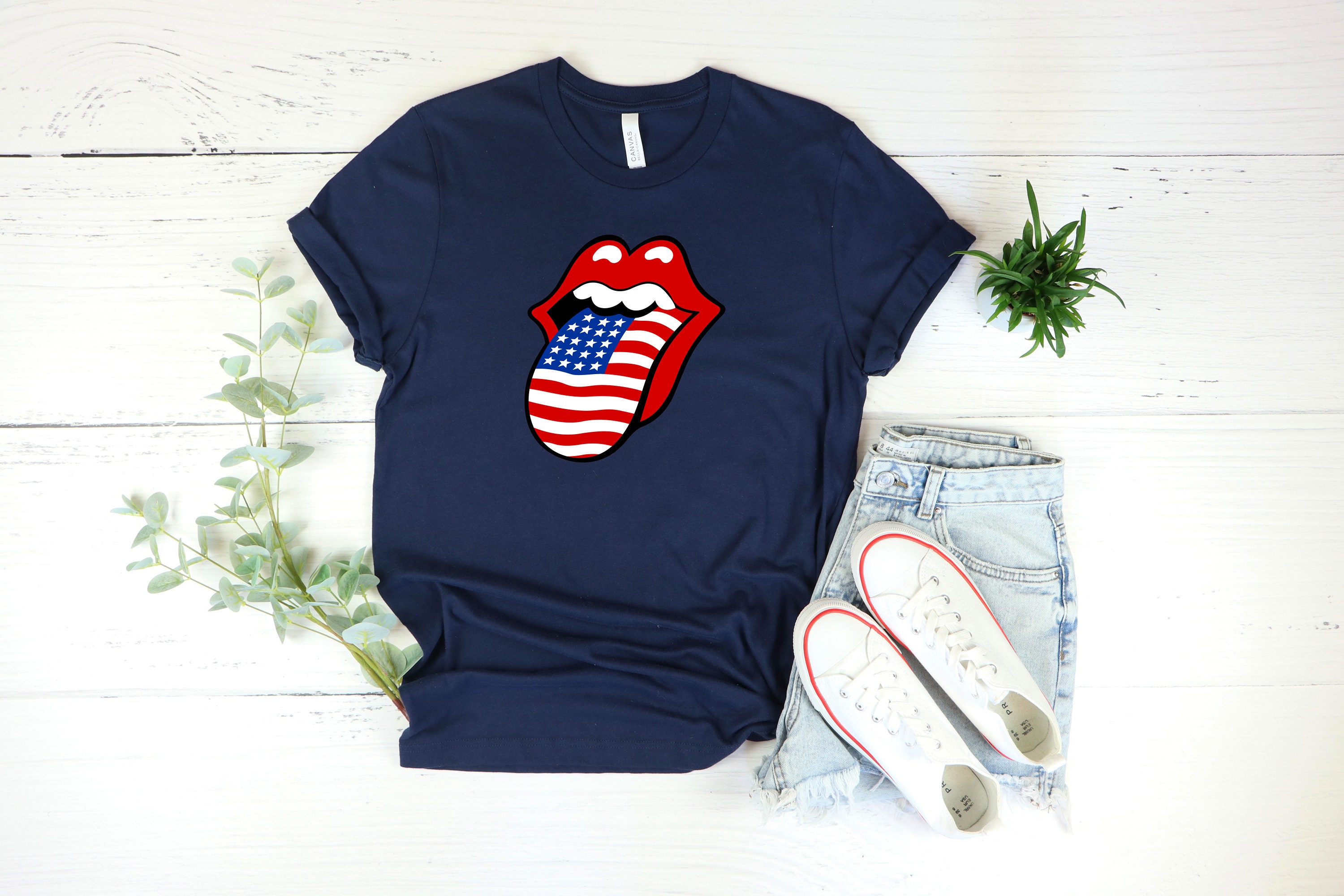 4th of July Rolling Stones Shirt USA 
