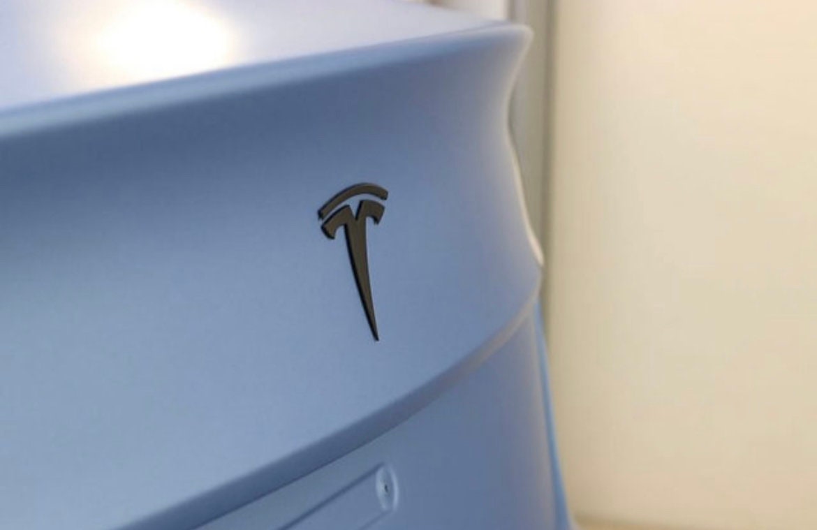 Tesla T Logo Emblem Frunk &amp; Trunk Set Model 3 Y Glossy Black Matte ...
