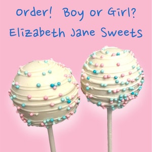Sweet Surprises - Gender Reveal Cake Pops!