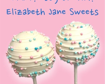 Sweet Surprises - Gender Reveal Cake Pops!