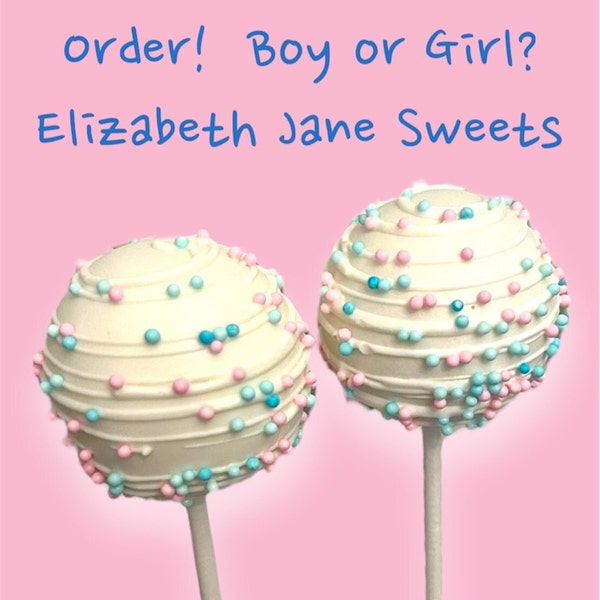 Sweet Surprises - Gender Reveal Cake Pops!