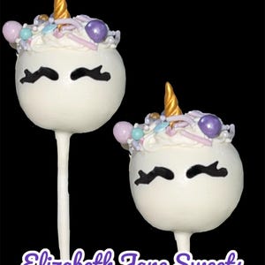 Unicorn Cake Pops!