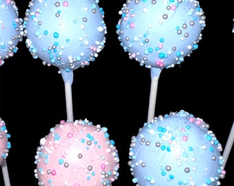 10 Gender Reveal Cake Pops!