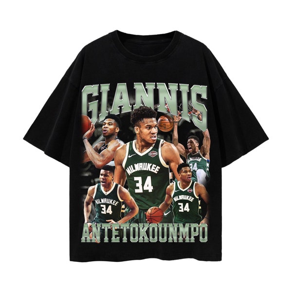 Giannis Antetokoumpto 90s style Graphic shirt