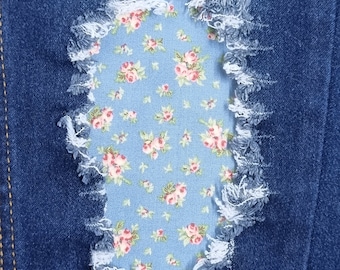 Parche de azúcar y especias, parches termoadhesivos para jeans, parches fáciles de aplicar, reparación de jeans, parches de tela, hechos a mano