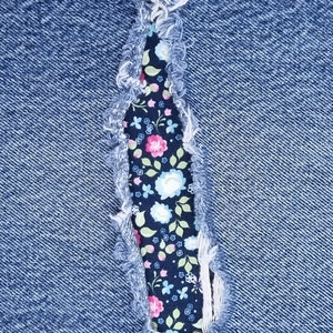 Boho Blooms Patch - iron on patch for jeans - easy to apply patch - jean repair - fabric patches - handmade - Patch for jeans