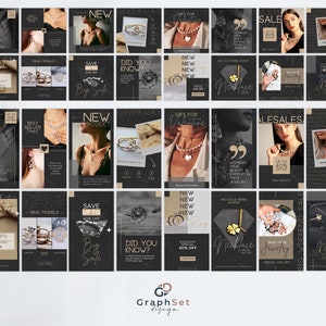 Jewelry Instagram Business Post, Fashion Accessories Template, Jewelry Collection Marketing Banner, Trendy Necklace Story, Editable Canva, Jewellery Banner, Kit, Accessories Seller Branding, Online Ring Shop, Bracelet IG Post, Facebook Banner, Engagement Booster, Green and Beige, Influencer Banner, Earring Branding Bundle, DIY Digital Flyer, Small Business, Premade Template, Instant Download.