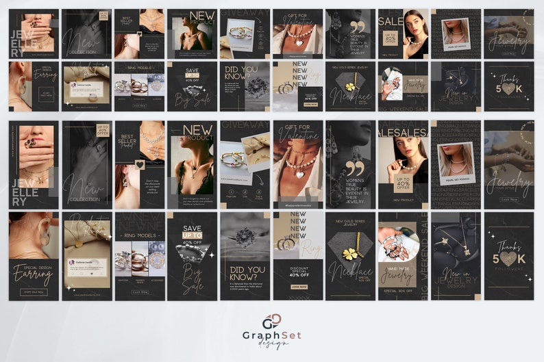 Jewelry Instagram Business Post, Fashion Accessories Template, Jewelry Collection Marketing Banner, Trendy Necklace Story, Editable Canva, Jewellery Banner, Kit, Accessories Seller Branding, Online Ring Shop, Bracelet IG Post, Facebook Banner, Engagement Booster, Green and Beige, Influencer Banner, Earring Branding Bundle, DIY Digital Flyer, Small Business, Premade Template, Instant Download.