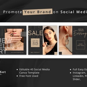 Jewelry Instagram Business Post, Fashion Accessories Template, Jewelry Collection Marketing Banner, Trendy Necklace Story, Editable Canva, Jewellery Banner, Kit, Accessories Seller Branding, Online Ring Shop, Bracelet IG Post, Facebook Banner, Engagement Booster, Green and Beige, Influencer Banner, Earring Branding Bundle, DIY Digital Flyer, Small Business, Premade Template, Instant Download.