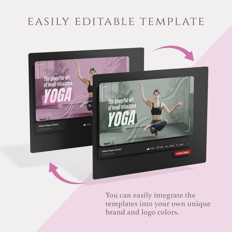 ✏️ FULLY EDITABLE IN CANVA
✔ Edit fonts, colors, text, and resize elements
✔ Swap in your own photos and video titles
✔ Customize to match your channel branding