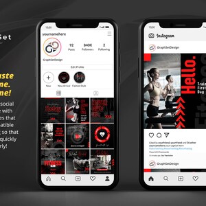 Fitness Instagram Post, Gym Marketing Bundle, Social Media Flyer, Coaching Brand Kit, Wellness Template, Red Workout Banner, Editable Canva, Sport Motivation, Fitness Trainer Post, Gym Coach Post, Engagement Booster, Small Business, Influencer Template, Red and Black, Nutrition IG Post, Body Shaping, Pricing List, Trainer Program, Premade Template, Digital Flyer, Printable Poster, Facebook Cover, Website Slider, Workout Coach, Wellness Banner Design, Nutrition Slider, Fitness Salon Feed