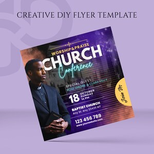Church Flyer Template, Worship Event Banner, Christian Invitation Post, Bible Study Flyer, Sunday Service Banner, Editable Canva Flyer, Church Event Flyer, Worship Banner, Christian Event Post, Bible Study Flyer, Sunday Service Flyer, Faith Based Post, Spiritual Event Flyer, Church Invite Canva, Pastor Event Flyer, Church Service Banner, Church Event Flyer, Religious Event Post, Spiritual Event Banner, Christian Event Flyer, Instant Download, Premade Template.