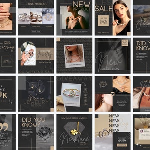 Jewelry Instagram Business Post, Fashion Accessories Template, Jewelry Collection Marketing Banner, Trendy Necklace Story, Editable Canva, Jewellery Banner, Kit, Accessories Seller Branding, Online Ring Shop, Bracelet IG Post, Facebook Banner, Engagement Booster, Green and Beige, Influencer Banner, Earring Branding Bundle, DIY Digital Flyer, Small Business, Premade Template, Instant Download.