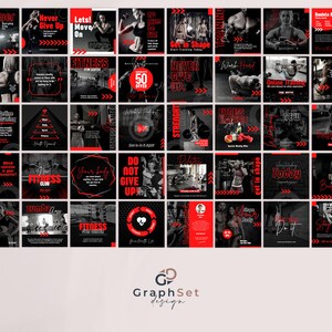 Fitness Instagram Post, Gym Marketing Bundle, Social Media Flyer, Coaching Brand Kit, Wellness Template, Red Workout Banner, Editable Canva, Sport Motivation, Fitness Trainer Post, Gym Coach Post, Engagement Booster, Small Business, Influencer Template, Red and Black, Nutrition IG Post, Body Shaping, Pricing List, Trainer Program, Premade Template, Digital Flyer, Printable Poster, Facebook Cover, Website Slider, Workout Coach, Wellness Banner Design, Nutrition Slider, Fitness Salon Feed
