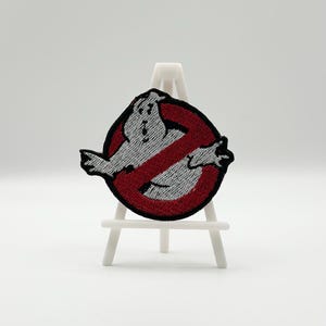 Retro ghost hunters inspired embroidered iron on patch