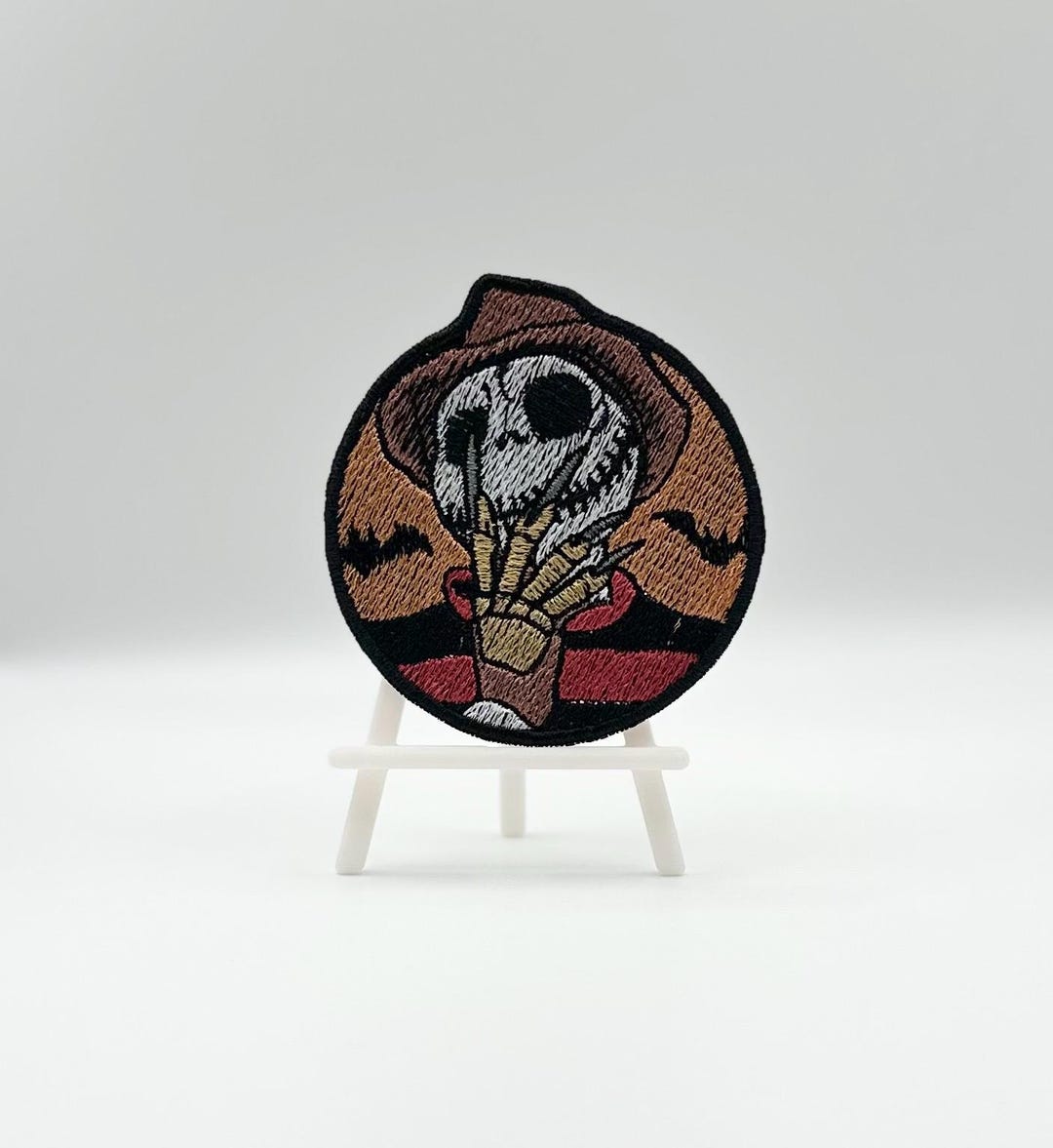 Griffpatch Horror Spooky Striped Nightmare Patch – Horror Mashup Embroidered Iron-on - Etsy