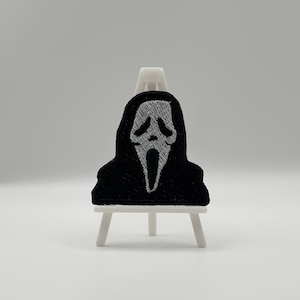 scary face Halloween patch