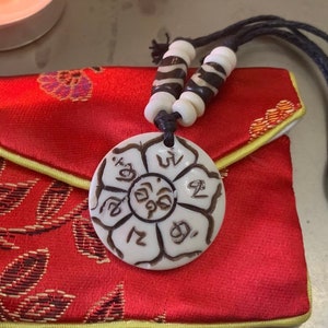 Love spell healing amulet necklace Witchcraft pendant voodoo hoodoo protection ceremonial Santa Muerte magic talisman goddess witchy jewelry