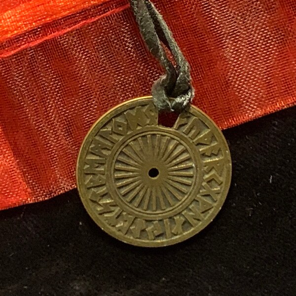 Viking Norse Runes Protection amulet Nordic Scandinavian pagan jewelry spiritual pendant shaman necklace talisman healing