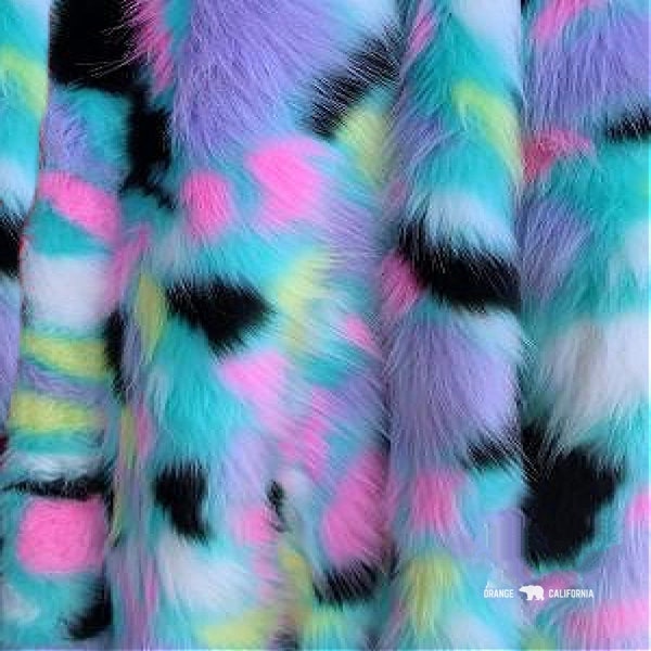 Animal Friendly Faux Fur Shag Fur/ Remnant Fur/ Multiple Sizes Available/ Craft Fur/Multi Color Tones