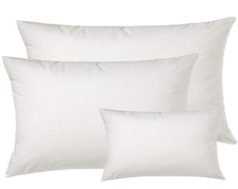Handmade Pillow Insert, Poly Filled, All Sizes, Custom Order