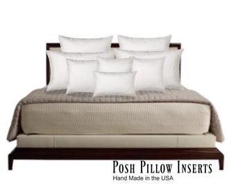 Handmade Pillow Inserts, Poly Filled, All Shapes, Custom Sizes