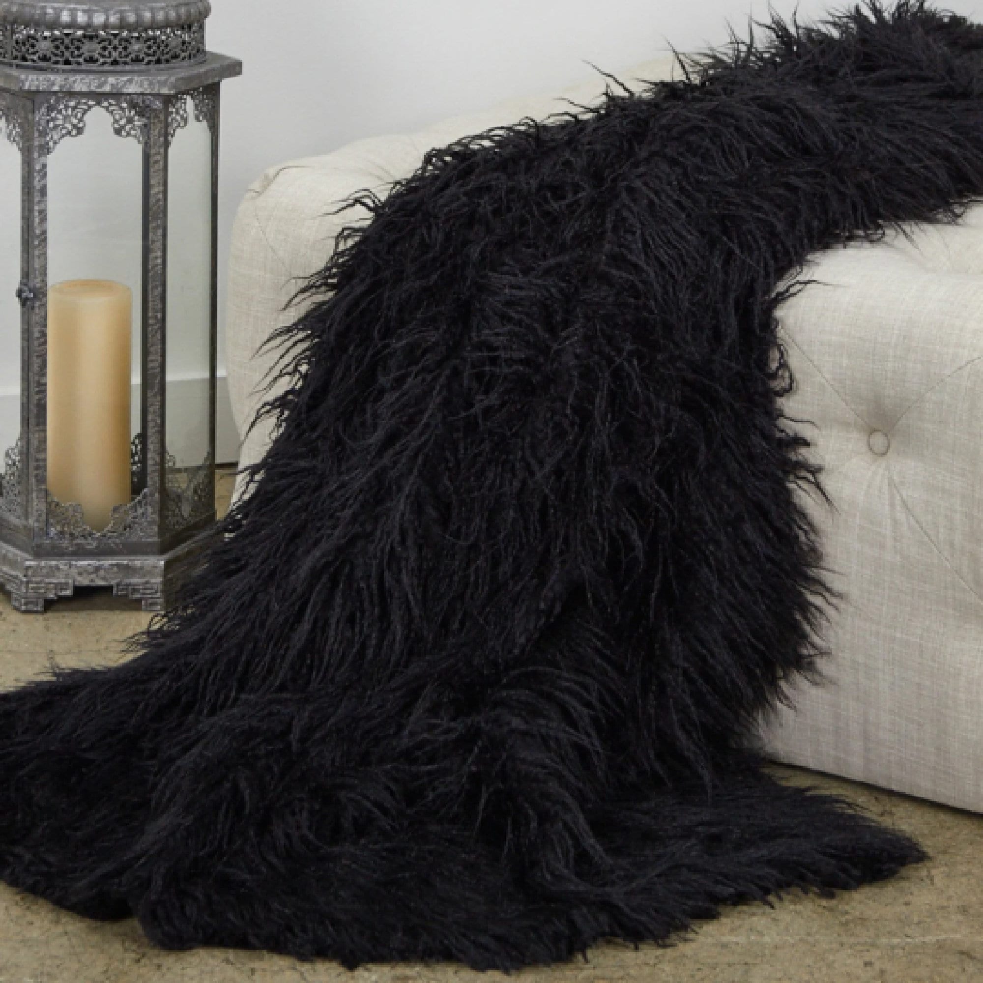 Black Shag Throw Blanket Animal Friendly Faux Fur All Sizes - Etsy Black Shag Throw Blanket Animal Friendly Faux Fur All Sizes - Etsy