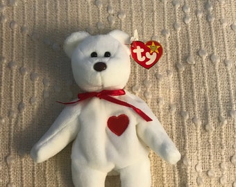 RARE Valentino Beanie Baby Bear, Original 1st Edition, 1994 style 4058