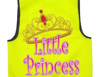 Little Princess Hi-Vis Kids Vest - Personalise with name