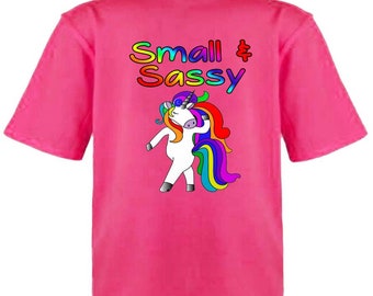Small & Sassy Hi-Vis Kids Polo - Personalise with name