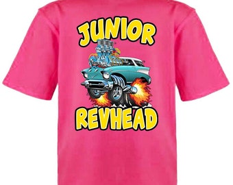 Junior Revhead Hi-Vis Kids Polo - Personalise with name