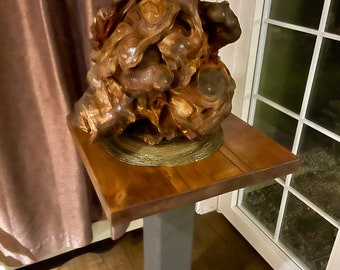 West coast cedar burl, driftwood shaped and finished by me. This burl is a beautiful piece of natural art!