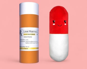 Pillen-Plüsch-Kissen | Apotheken-Abschluss-Geschenk