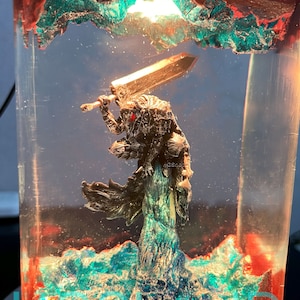 Berserk Diorama lamp  / Berserk Guts Epoxy Night Light