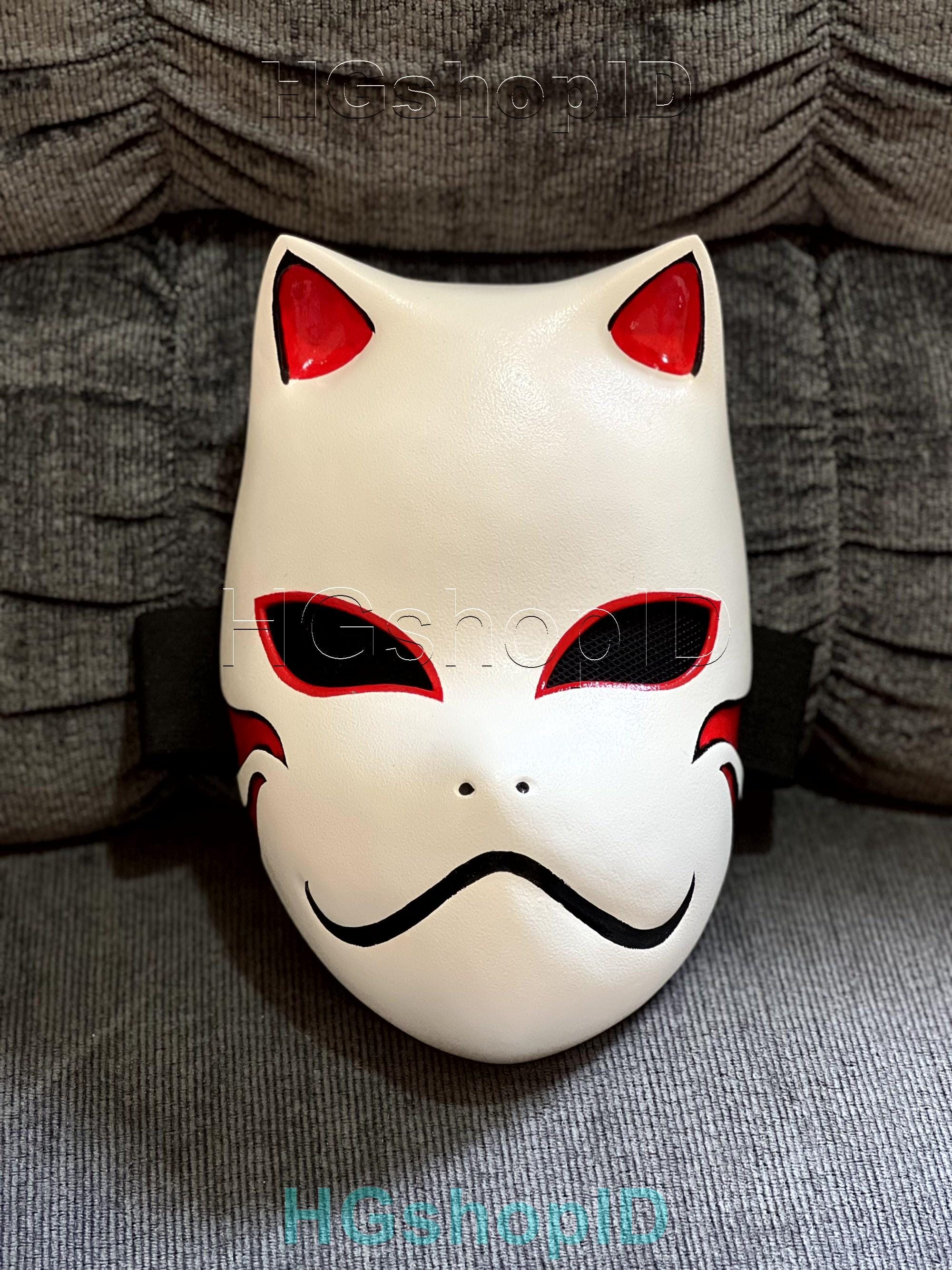 Kitsune Shinobi Mask / Fox N1nja Mask - Etsy