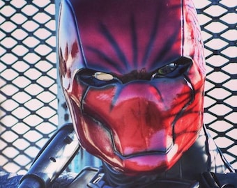 Red hood Rebirth-helm HQ-hars
