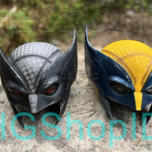 Máscara de Wolverine Deadpool 3 tela precisa HQ resina