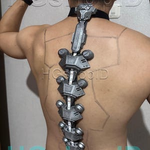 Sandevistan cyberp4nk spine LED active HQ resin