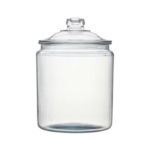 2 Gallon Large Apothecary Glass Jar & Lid Decorative Chic Display Centerpiece Home Decor