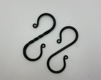 Hand Forged Blacksmith S-Hook | Twist | Utensil | Towel | Coats | Pans | Clothes Hook