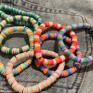 clay bead bracelets