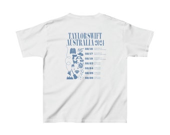 Het Eras Tour AUSTRALIË Tour Dates unisex T-shirt voor kinderen